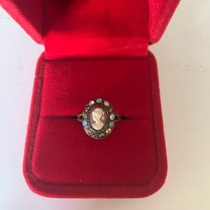 Swarovski Crystal Victorian Cameo Ring